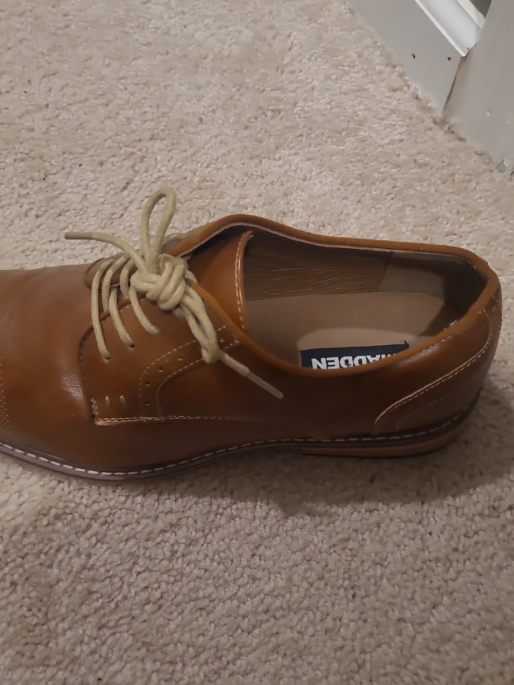 Madden Mens Alistin Oxford Shoes 10.5 Medium Brown